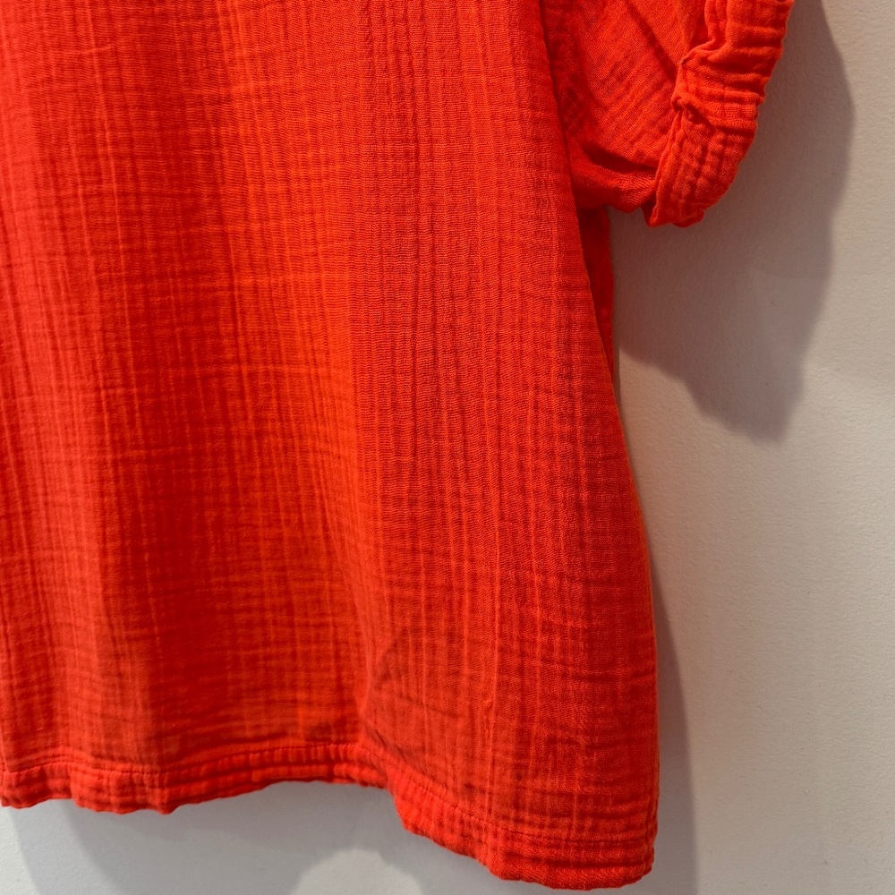 Xirena Avery V-Neck in Red Orange | Size Small - Picture 8 of 9
